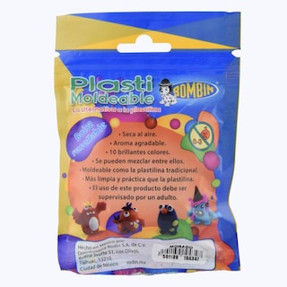 Foto 4 | Set 5 Piezas de Plastilina Moldeable Bombin Púrpura 100 g
