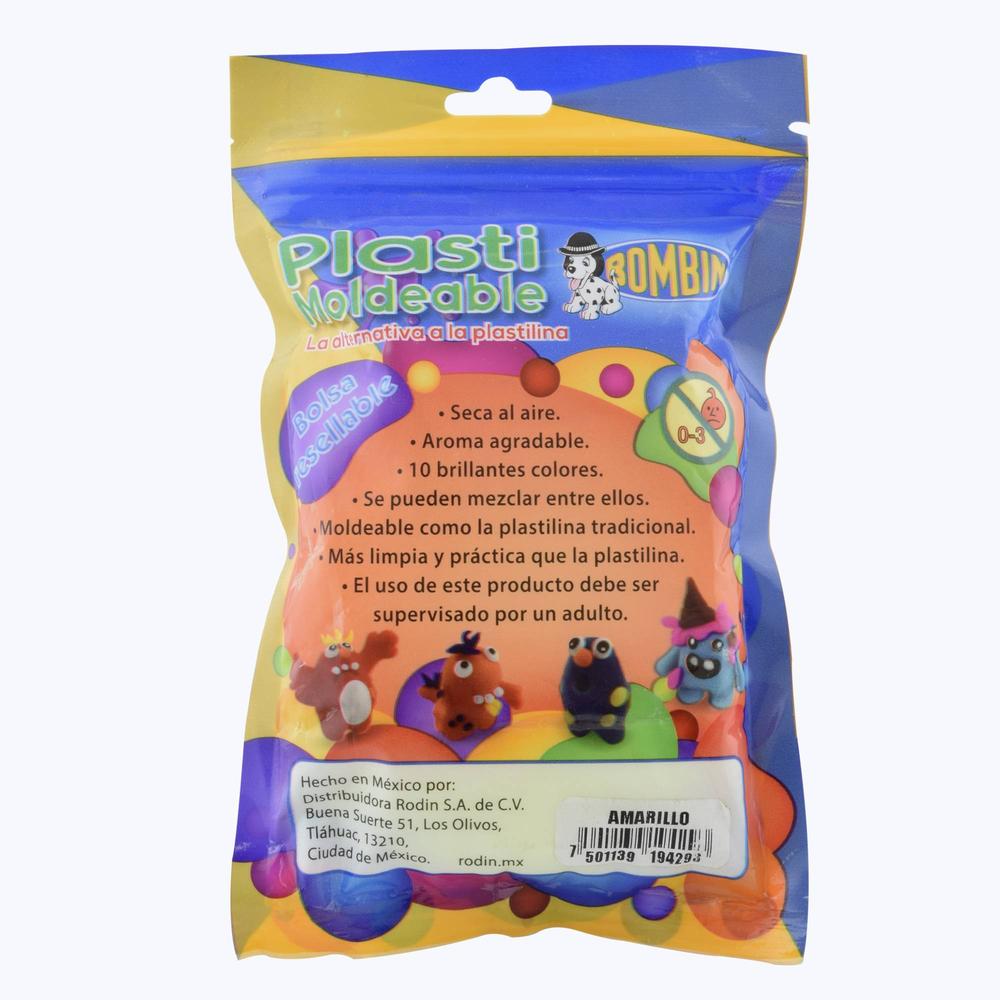Foto 3 pulgar | Set 5 Piezas de Plastilina Moldeable Bombin Amarilla 100 g