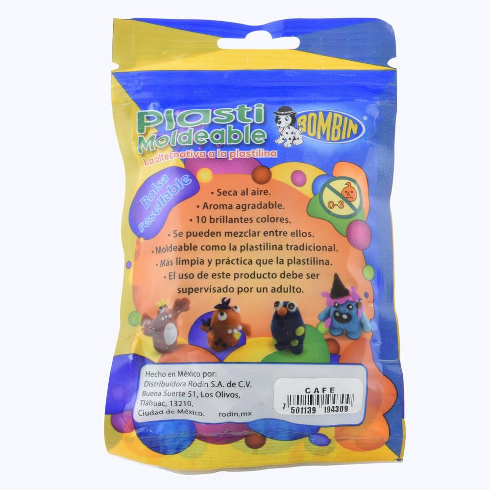 Foto 5 pulgar | Set 5 Piezas de Plastilina Moldeable Bombin Marrón 100 g