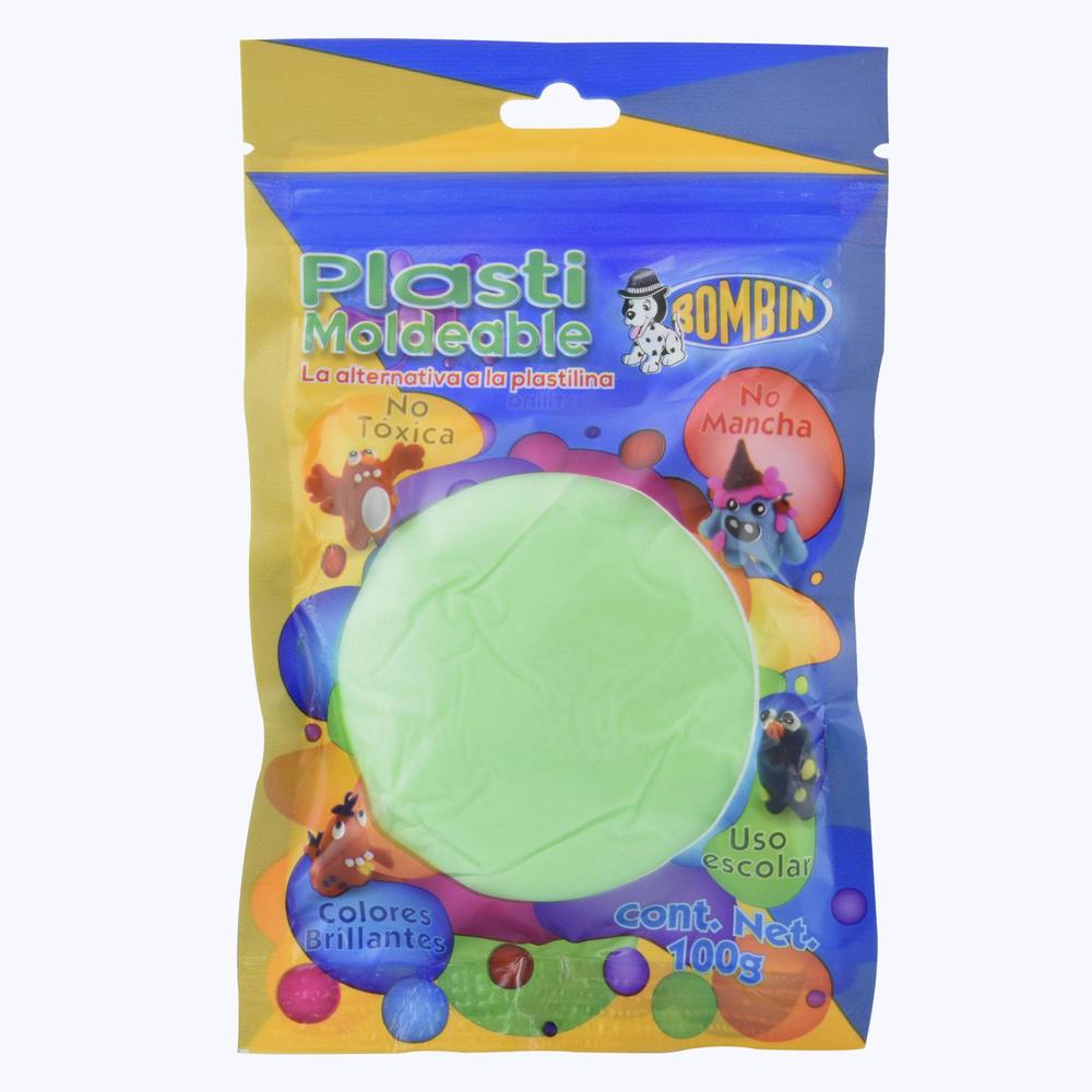 Foto 2 pulgar | Set 5 Piezas de Plastilina Moldeable Bombin Verde 100 g