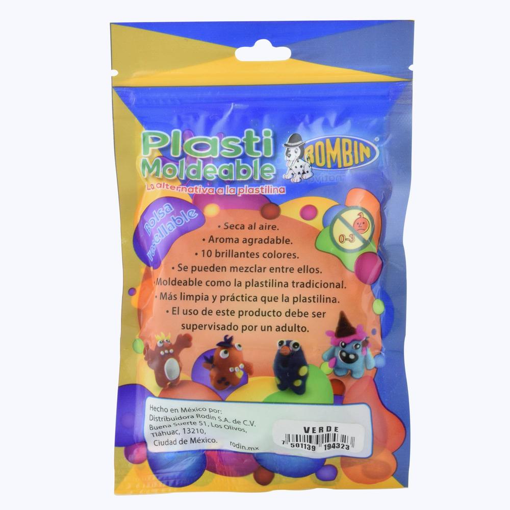 Foto 4 | Set 5 Piezas de Plastilina Moldeable Bombin Verde 100 g