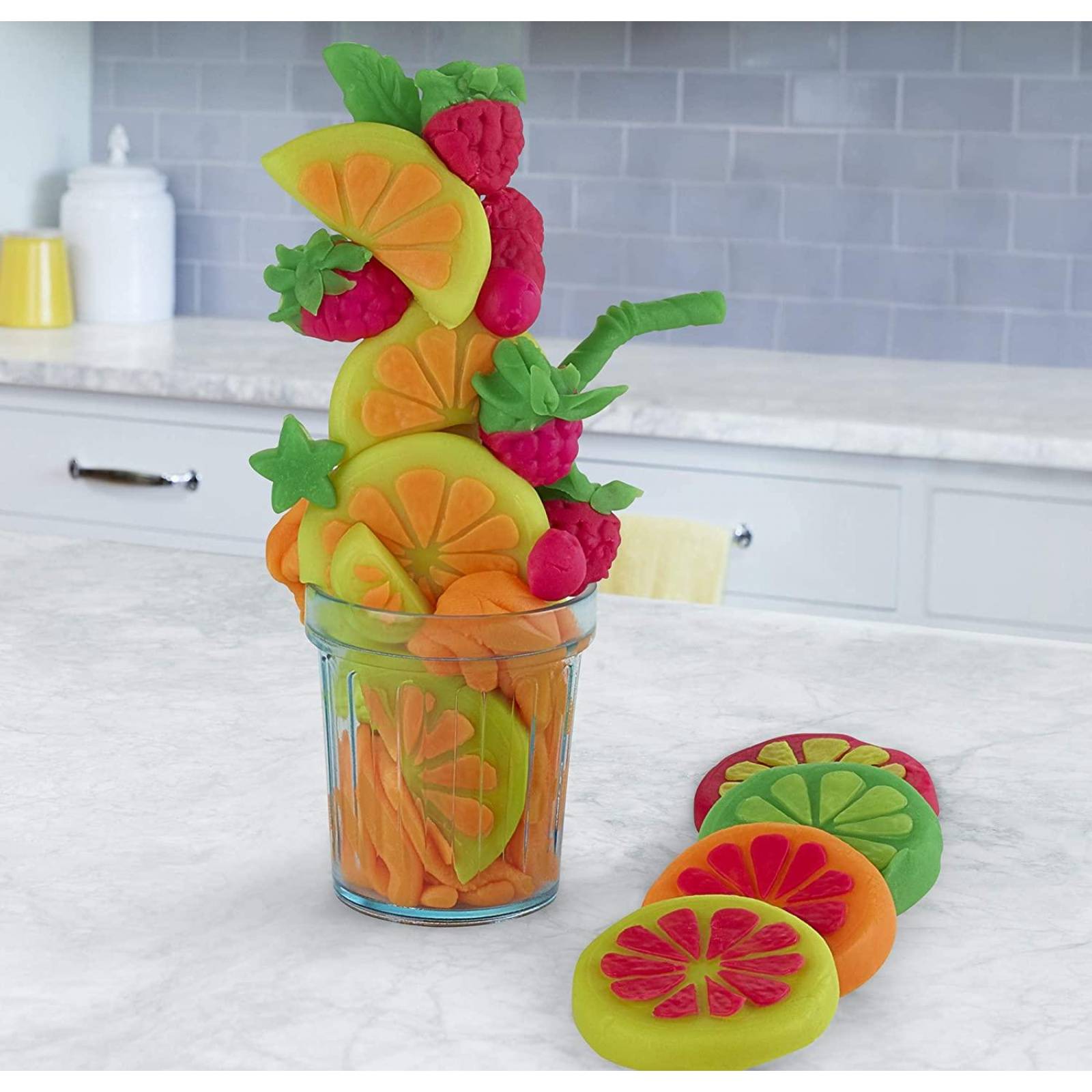 Foto 4 pulgar | Play Doh Kitchen Creations - Exprimidor Creaciones Frutales Hasbro