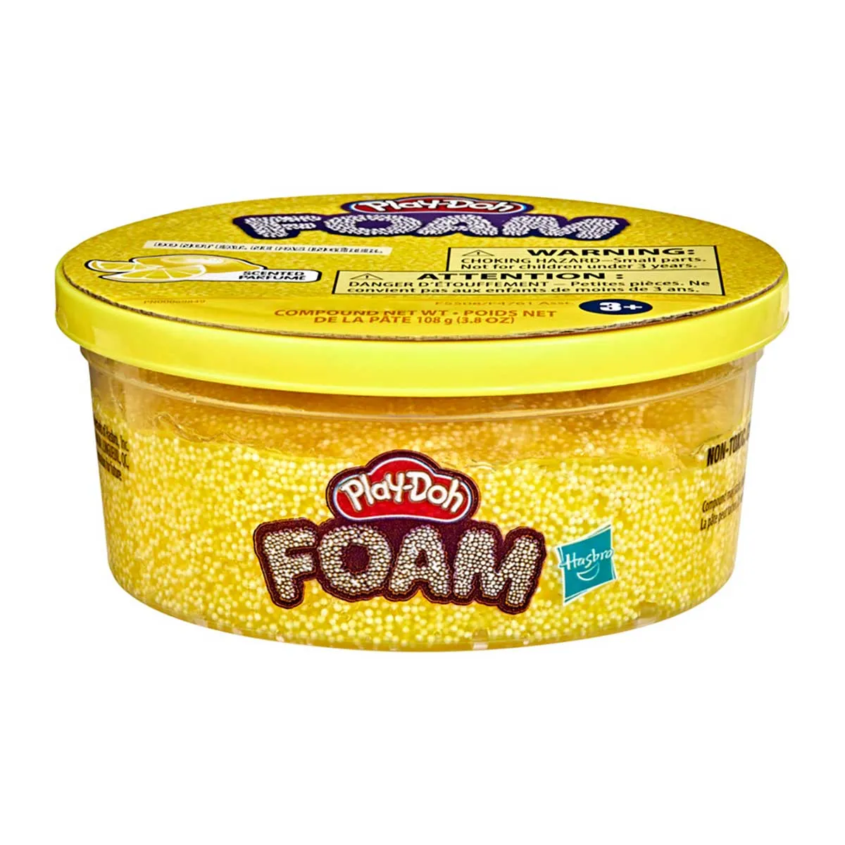 Foto 2 pulgar | Play Doh Foam - Lata Individual Amarillo/aroma Limon Hasbro