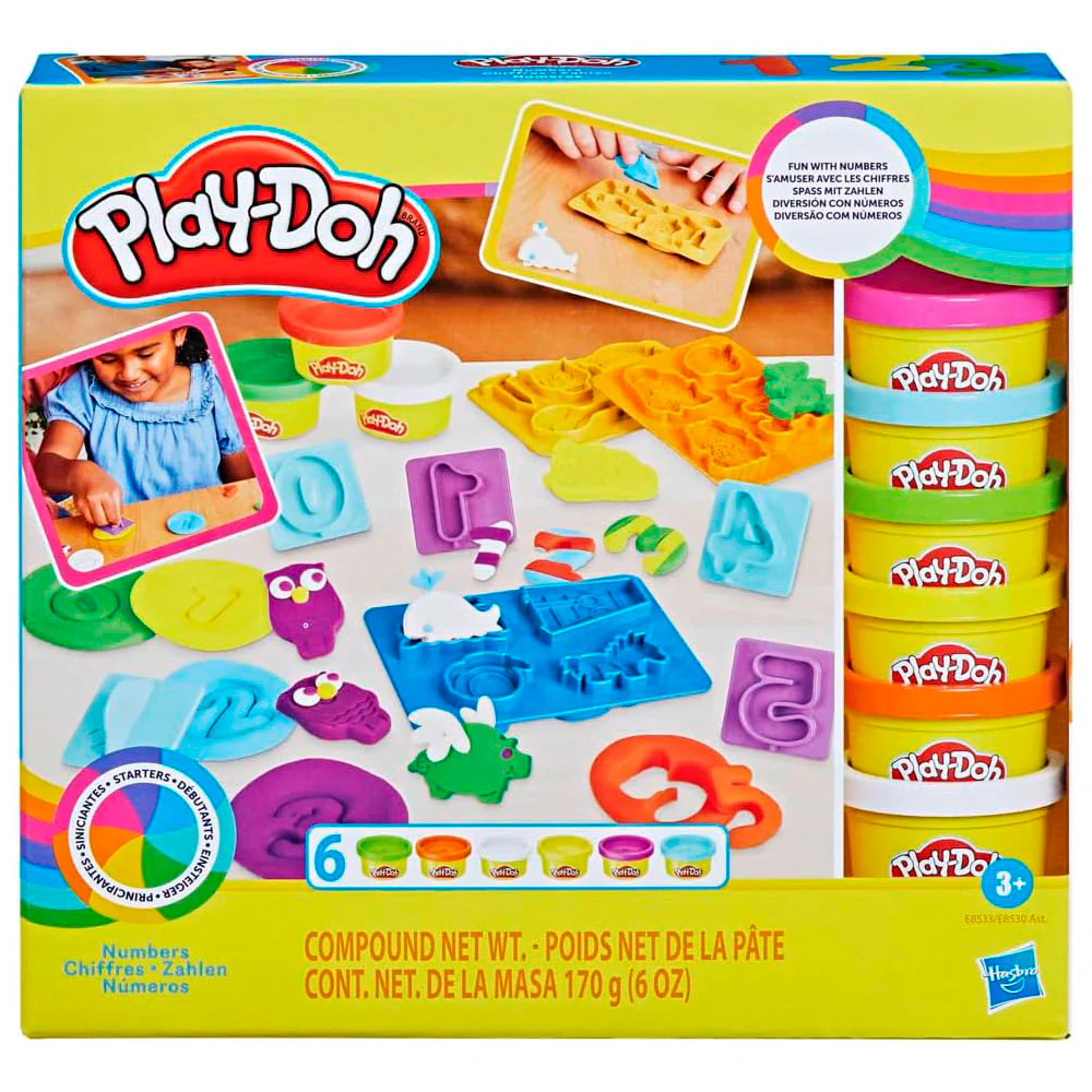 Foto 3 pulgar | Play Doh Números Hasbro