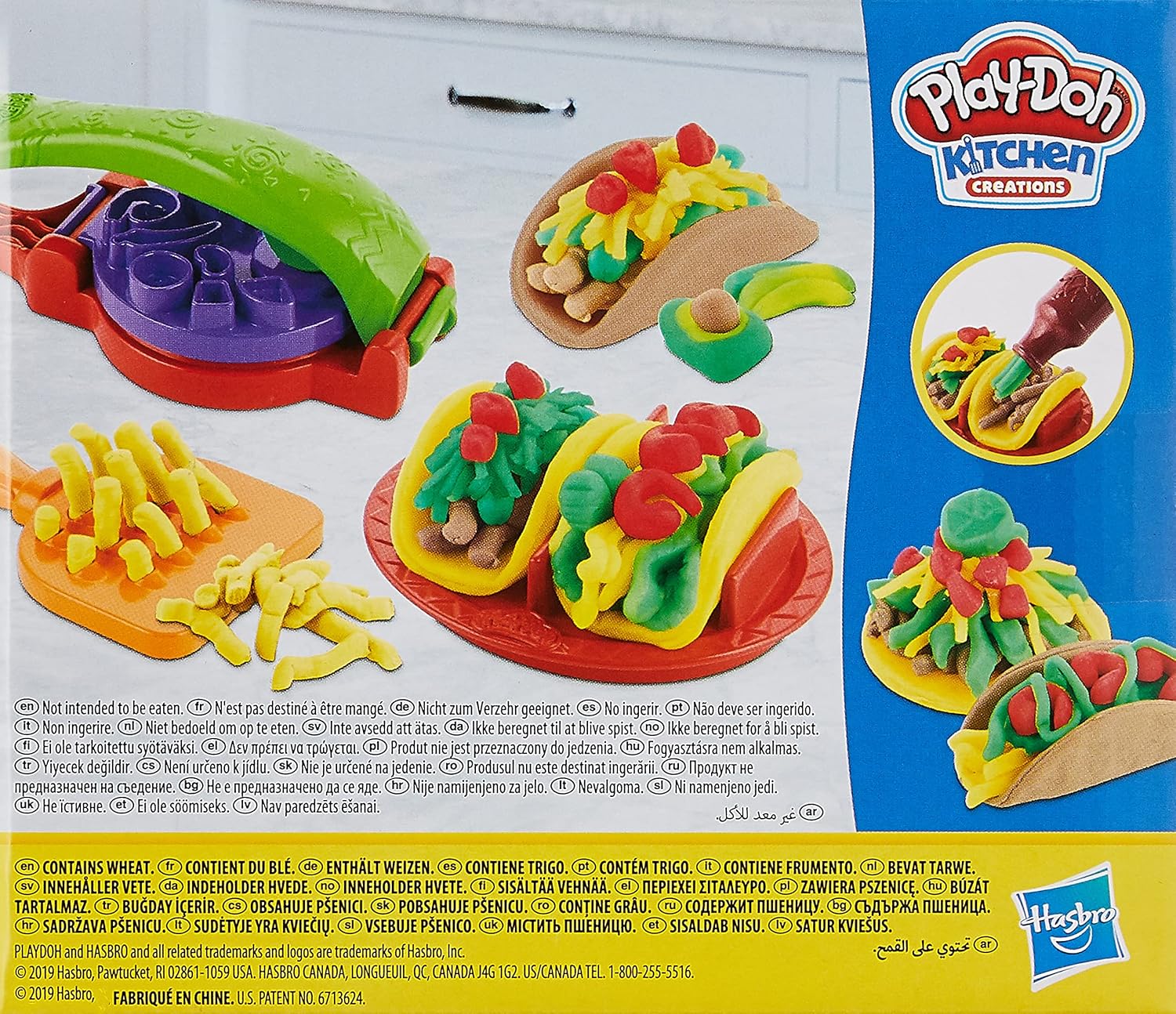 Foto 3 pulgar | Play Doh Set Kitchen Creations Tacos Divertidos Hasbro