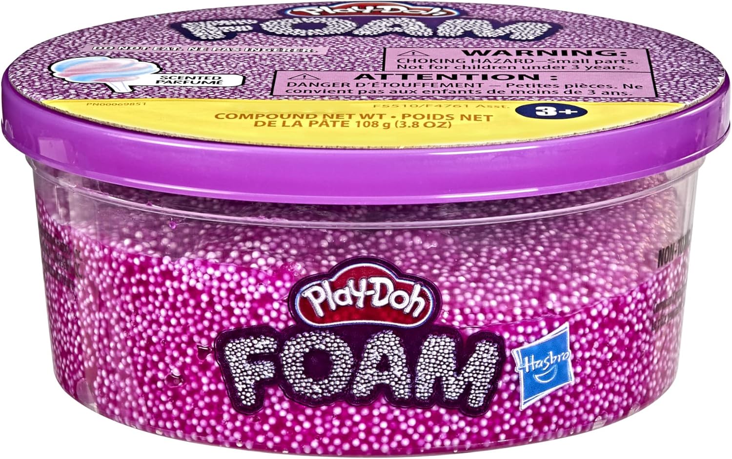 Foto 2 pulgar | Play Doh Foam - Lata Individual Morado/aroma Algodón De Azucar Hasbro
