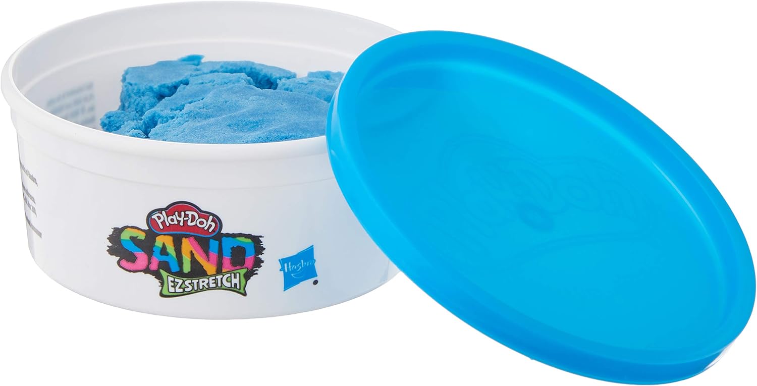 Foto 2 pulgar | Play Doh Sand Ez Stretch Lata Individual Azul Hasbro
