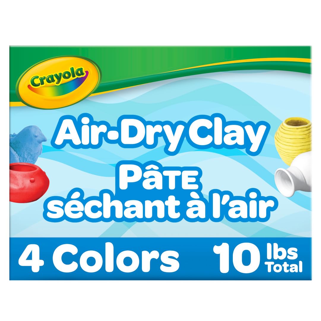 Arcilla de Secado al Aire Crayola de 4 Colores de 2,5 Libras C/U - Venta Internacional
