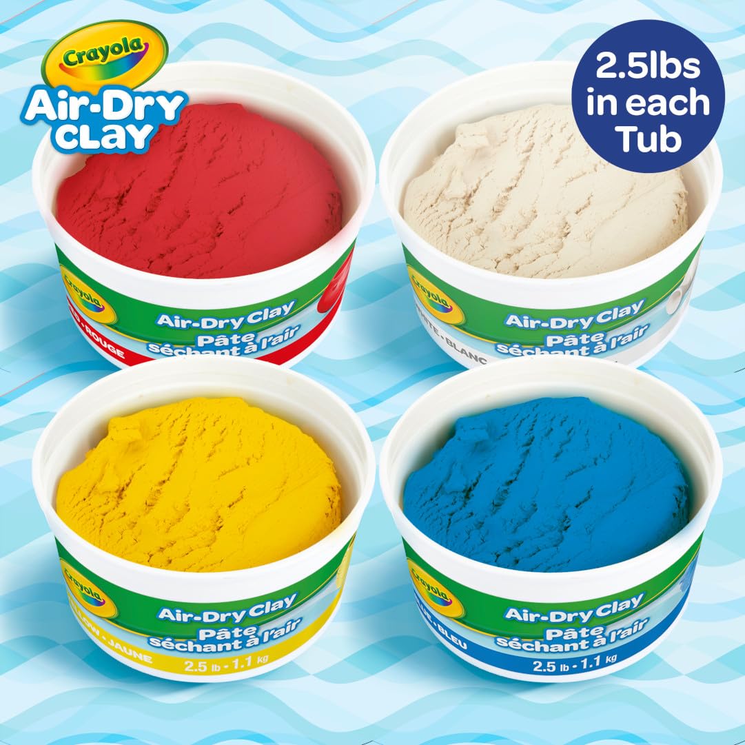 Foto 4 pulgar | Arcilla de Secado al Aire Crayola de 4 Colores de 2,5 Libras C/U - Venta Internacional