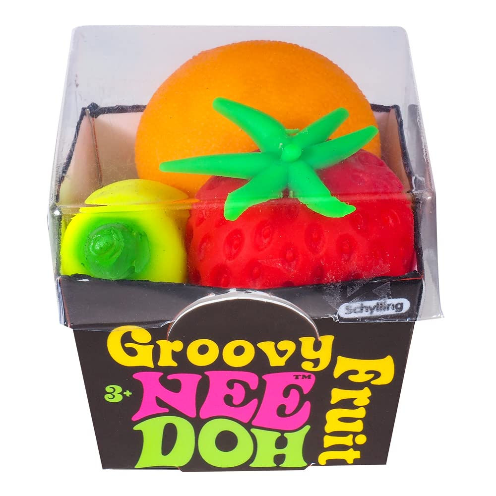 Juguete Sensory Fidget Toy Schylling Needoh Groovy Fruit, Paquete De 1 - Venta Internacional.