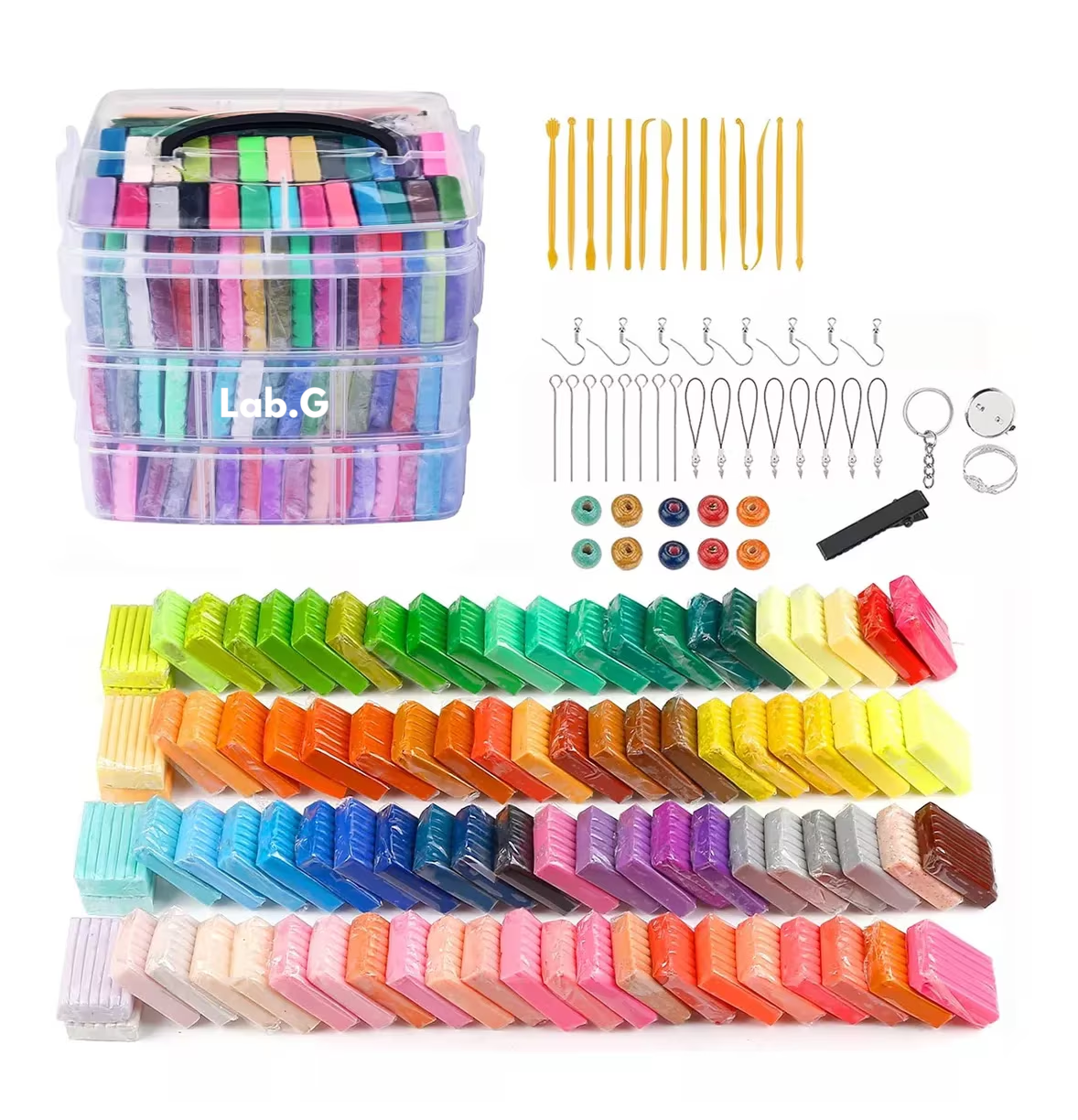 Arcilla Moldeable Polimerica 92 Colores Plastilinas