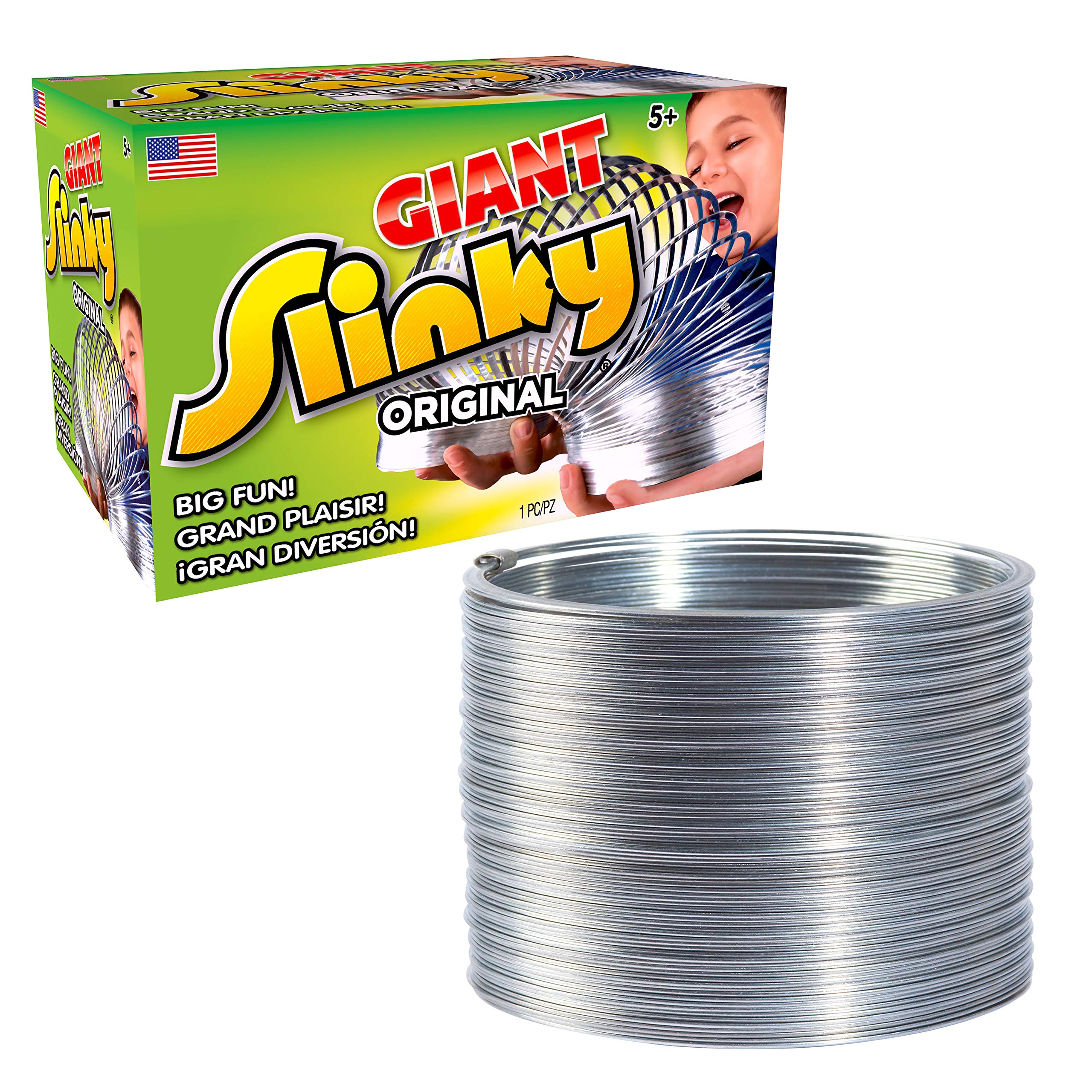 Foto 1 | Juguete Gigante Slinky Walking Spring Juguete Just Play Original Para Niños Mayores De 5 Años - Venta Internacional.