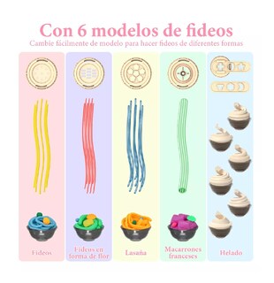 Foto 2 | Juguetes Hacer Pasta Kitchen Creations Cafetería Rosa