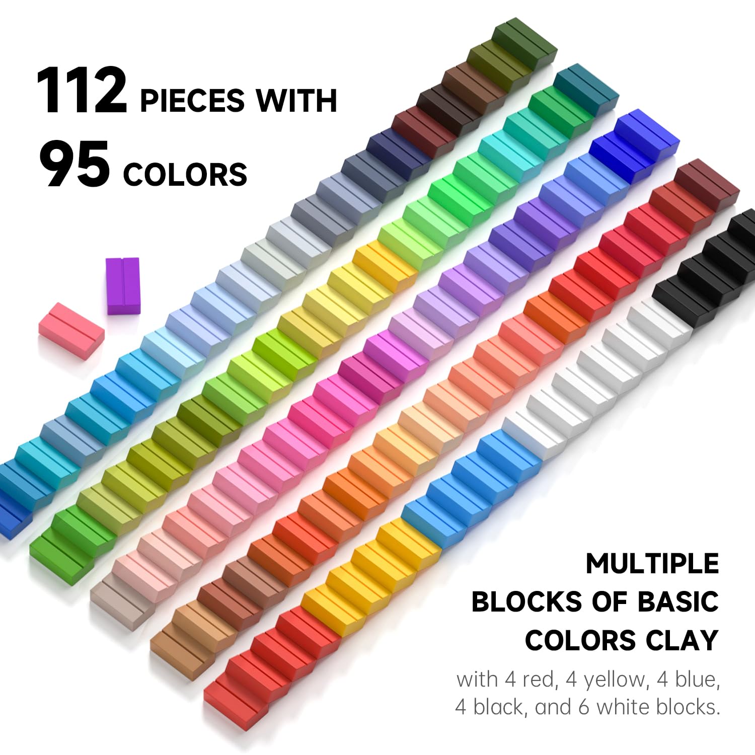 Foto 3 pulgar | Kit De Arcilla Polimérica Shuttle Art, 117 Unidades Con 95 Colores Únicos - Venta Internacional.