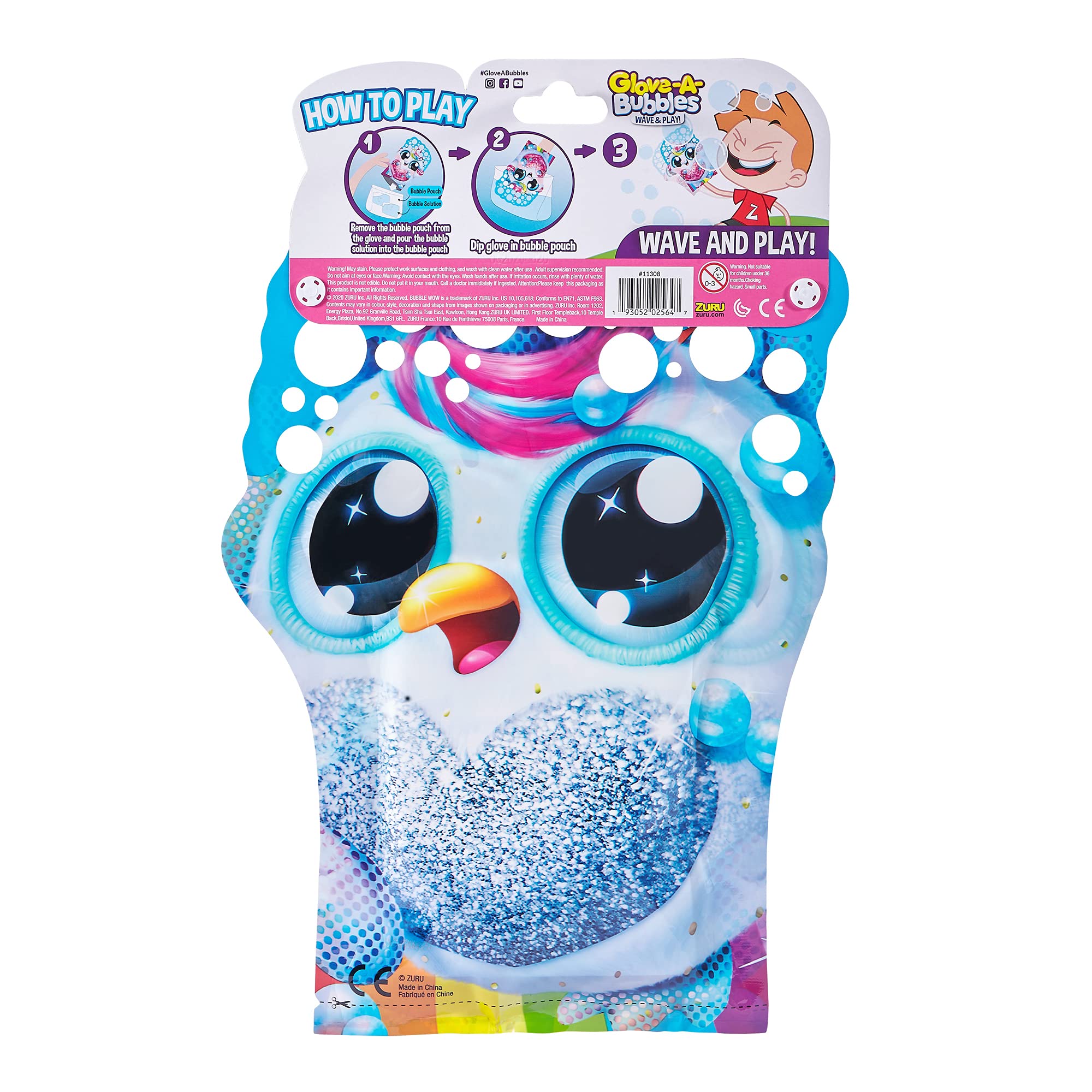 Manopla De Unicornio Bubble Wow Rainbocorns S1 Pk1 24 Pdq Zuru - Venta Internacional.