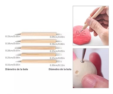 Foto 2 | Herramientas De Modelado De Cerámica Y Arcilla, 42 Piezas