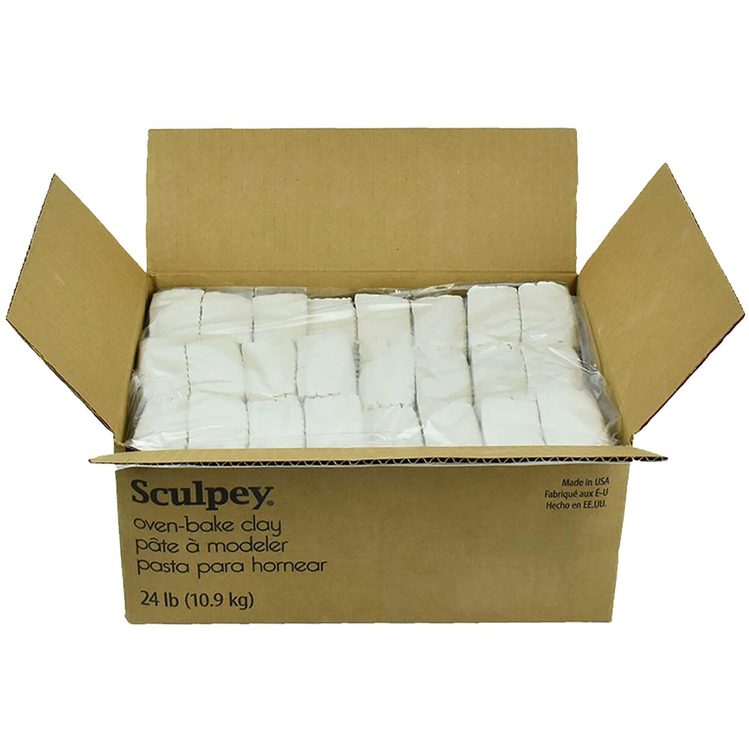 Foto 1 | Arcilla Polimérica Sculpey White Original, Paquete A Granel De 24 Libras - Venta Internacional.