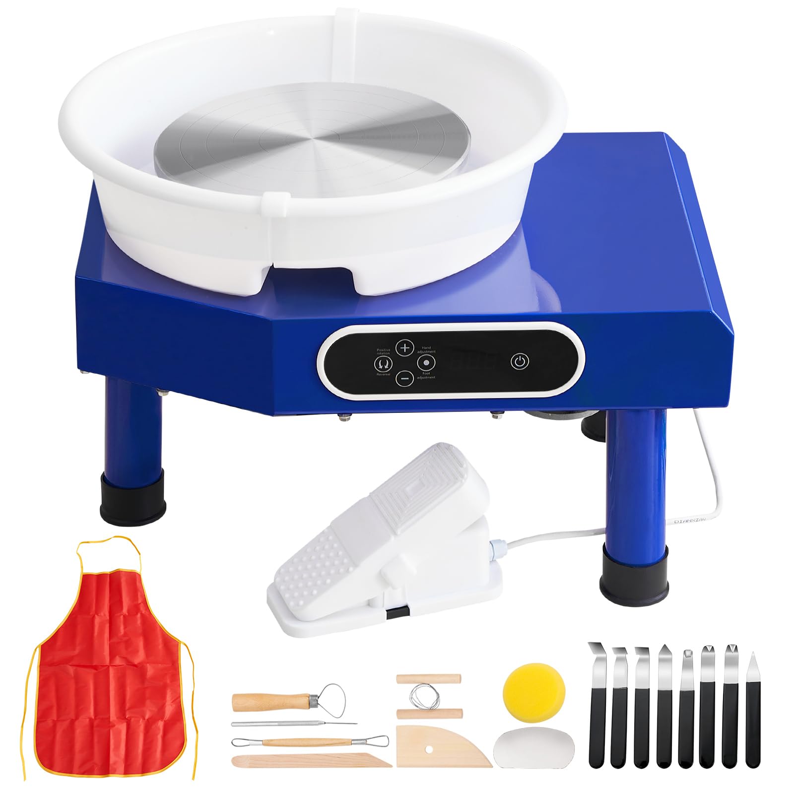Foto 2 pulgar | Volante De Cerámica Vevor Para Adultos Y Principiantes, 25 Cm, 350 W, 8 Herramientas - Venta Internacional.