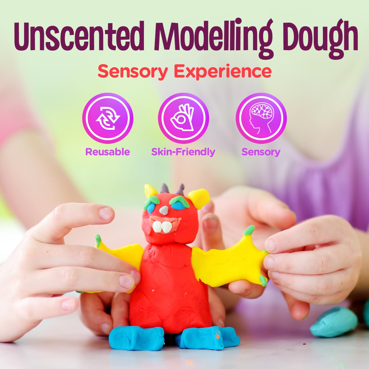 Foto 6 | Masa Para Modelar Hygloss Products Dazzlin' 454g Turquesa Kids - Venta Internacional.