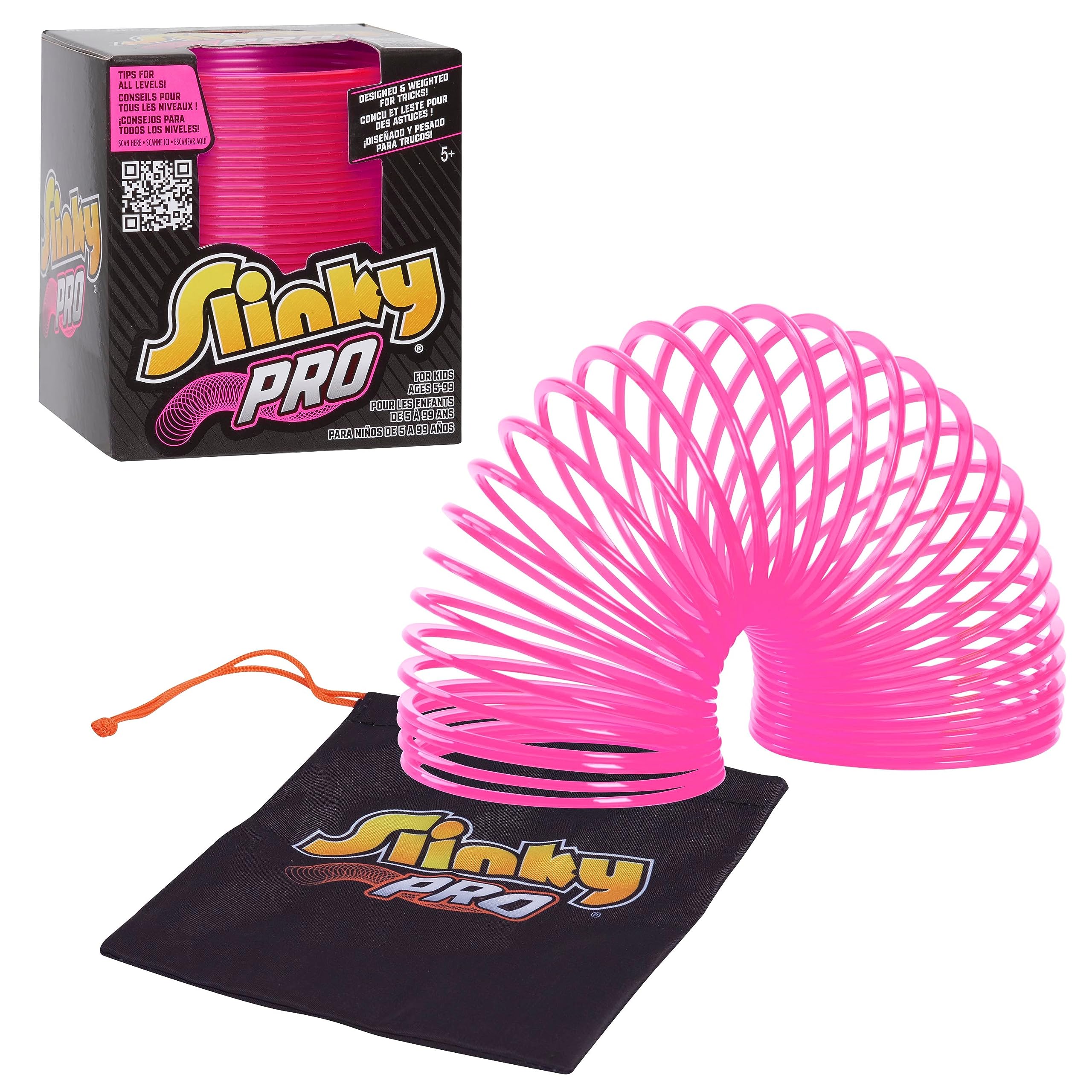 Foto 1 | Toy Just Play Slinky Pro Pink Para Niños Mayores De 5 Años Con Tutoriales - Venta Internacional.