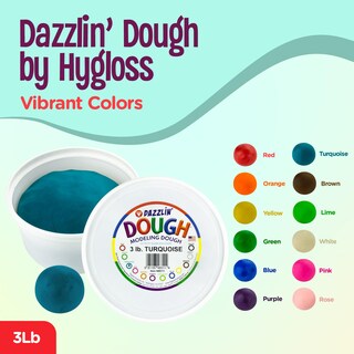 Foto 2 | Masa Para Modelar Hygloss Kids, Sin Perfume, 1,36 Kg, Color Turquesa - Venta Internacional.