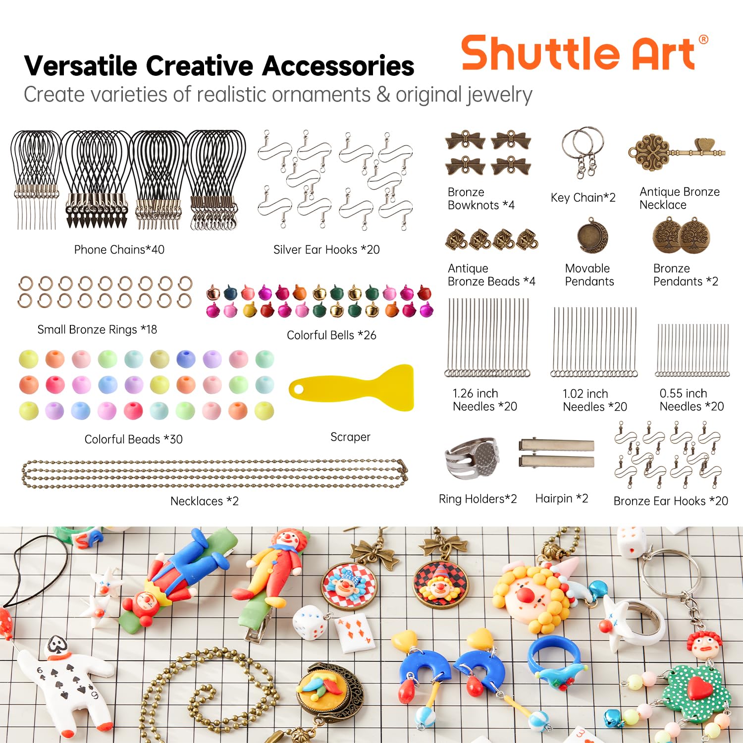 Foto 5 pulgar | Kit De Arcilla Polimérica Shuttle Art, 112 Colores, Con Herramientas Y Accesorios - Venta Internacional.