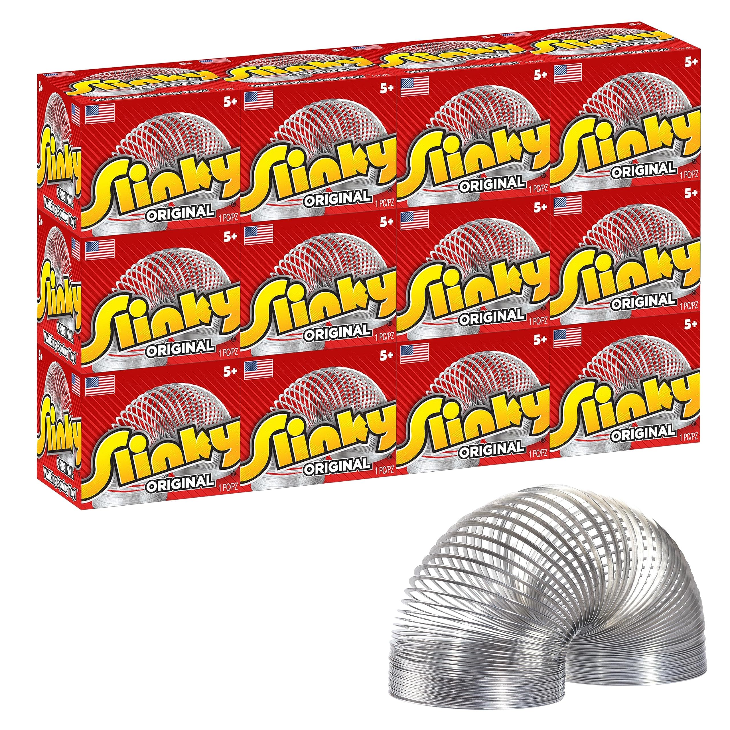 Foto 2 pulgar | Toy Just Play Classic Slinky, Paquete De 12 Unidades, Tamaño Pequeño - Venta Internacional.