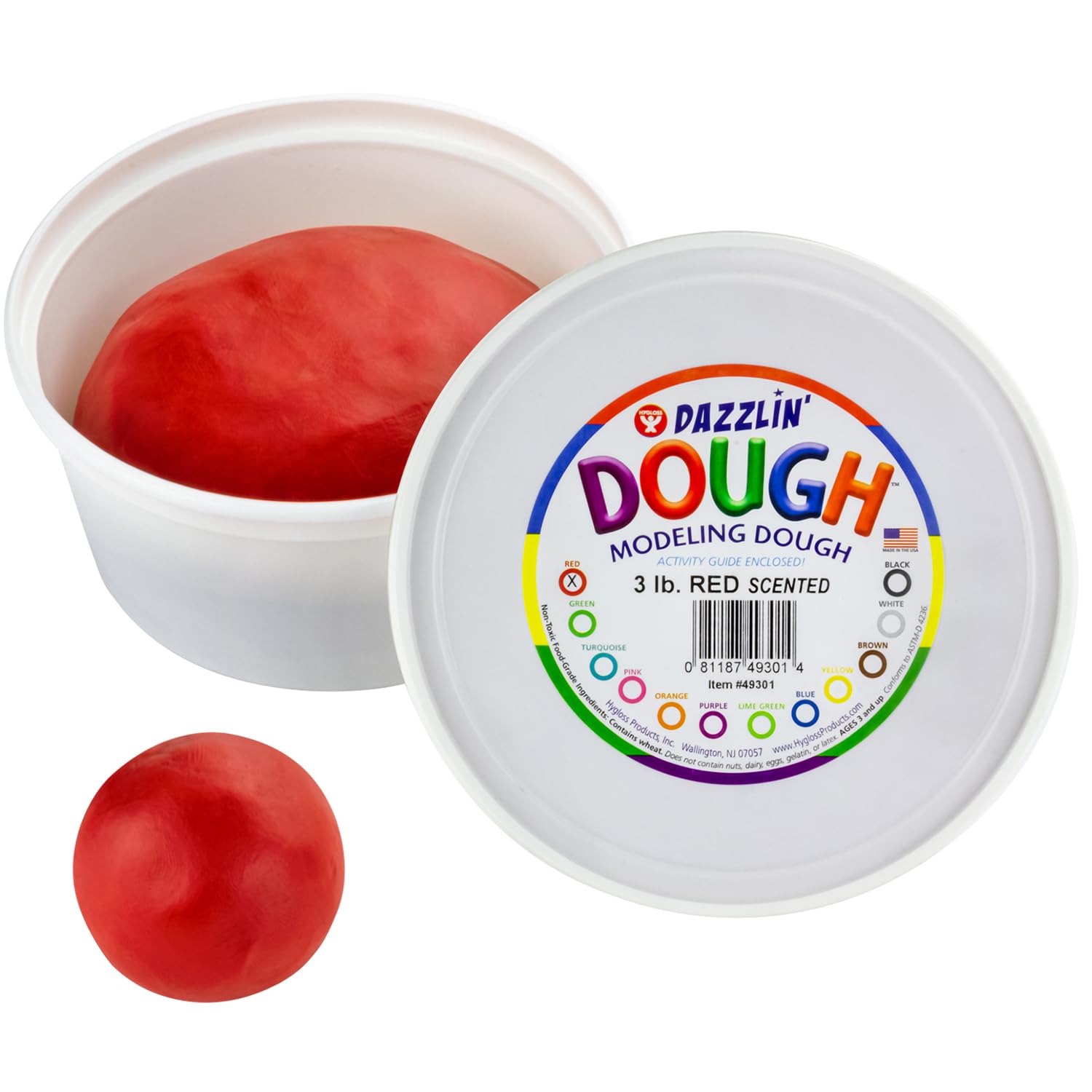 Foto 1 | Platillo Modelador Hygloss Dazzlin' Scented, 1,36 Kg, Cereza Roja - Venta Internacional.