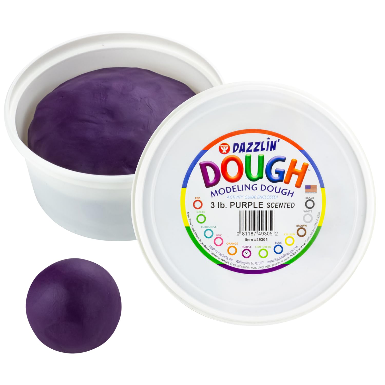 Foto 1 | Masa Modeladora Hygloss Scented Dazzlin, 1,36 Kg, Aroma A Uva - Venta Internacional.