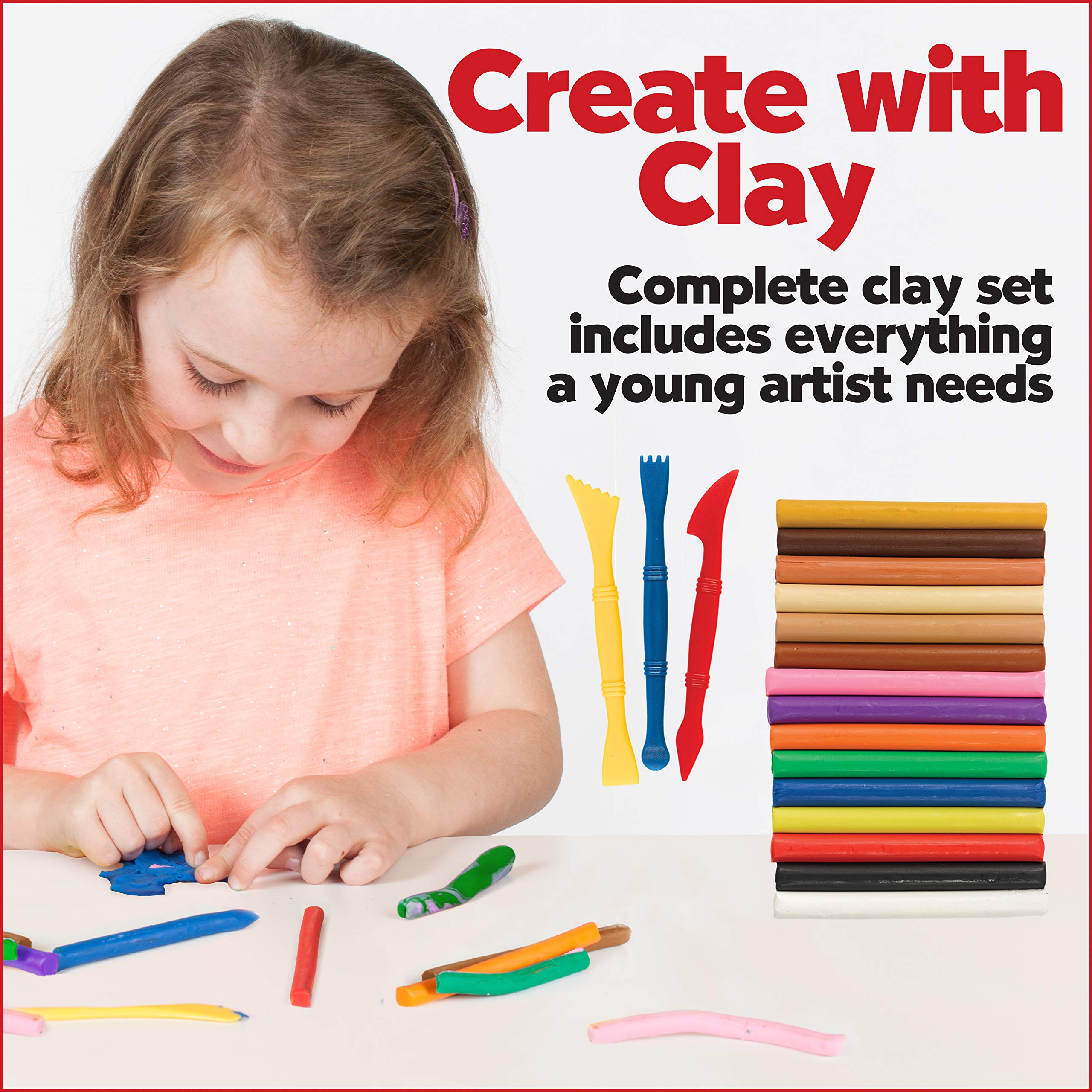 Foto 4 pulgar | Arcilla De Modelar Faber-castell World Colors Para Niños Con Herramientas - Venta Internacional.