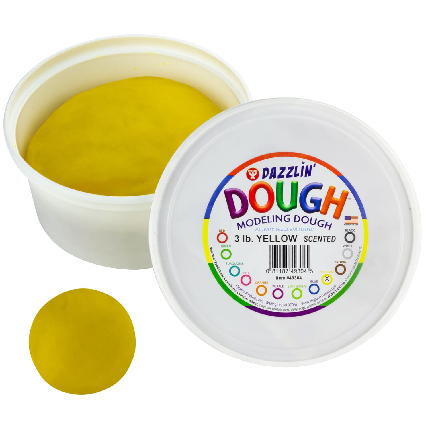 Foto 1 | Masa Modeladora Hygloss Scented Dazzlin, 1,36 Kg, Aroma A Limón - Venta Internacional.