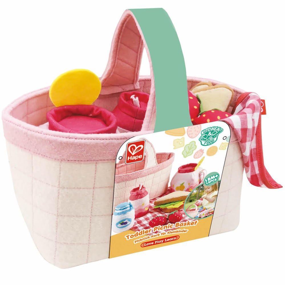 Foto 3 pulgar | Set De Juego De Pícnic Hape, 12 Unidades, Blando Para Niños Pequeños - Venta Internacional.