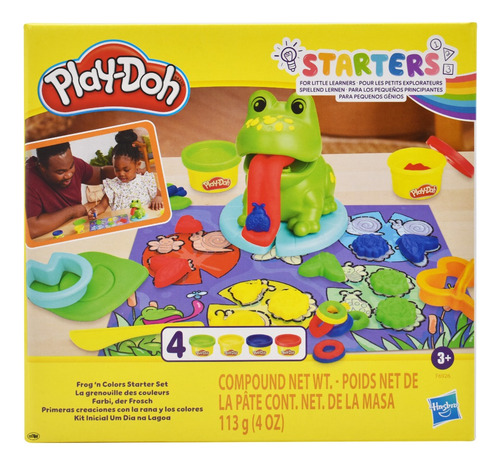 Foto 1 | Play Doh Creaciones Con La Rana Y Los Colores 113g Hasbro