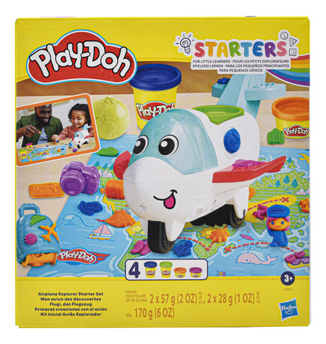 Foto 1 | Play Doh Primeras Creaciones Con El Avion 170g Hasbro