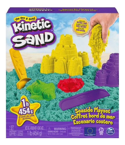 Foto 2 pulgar | Kinetic Sand Escenario Costero 454g Spin Master