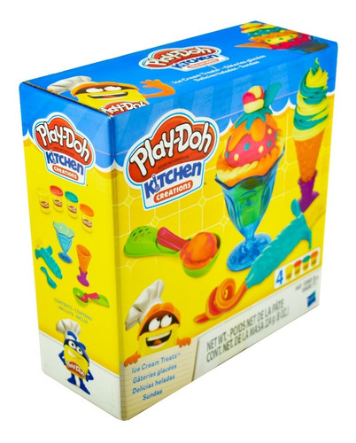 Foto 3 pulgar | Play Doh Delicias Heladas Kitchen Hasbro