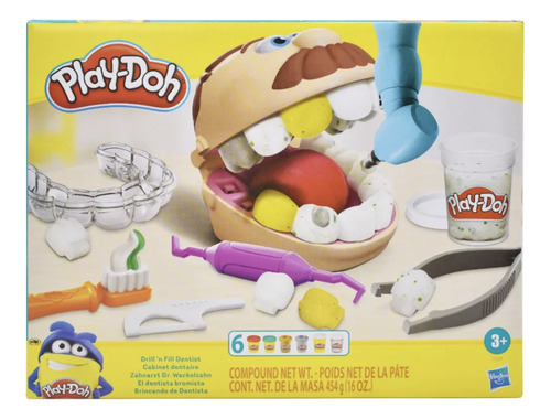 Foto 3 pulgar | Play Doh Dentista Bromista Y Kit Veterinario  Hasbro
