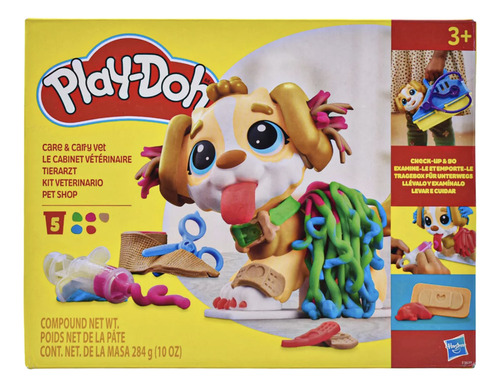 Foto 4 pulgar | Play Doh Dentista Bromista Y Kit Veterinario  Hasbro