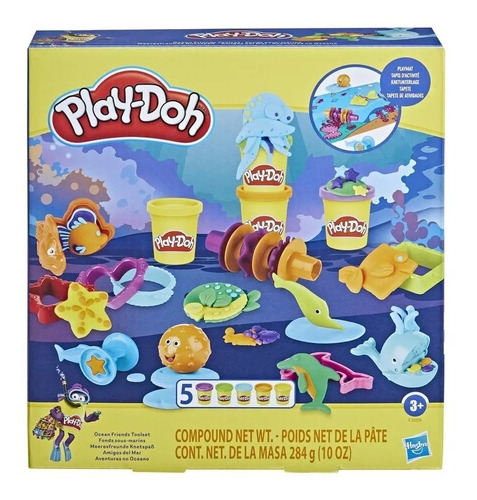 Foto 1 | Play Doh Amigos Del Mar 284g Hasbro