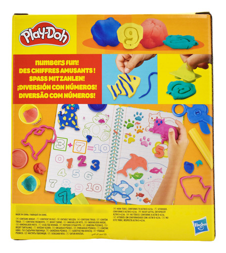 Foto 4 pulgar | Play Doh Set Crea Y Aprende 284g Hasbro