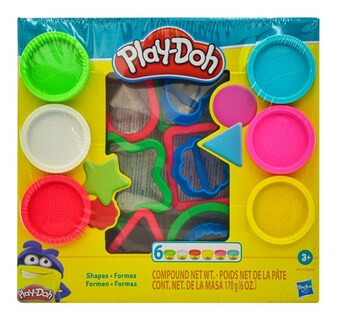 Foto 2 | Play Doh Formas 6 Botes Y 9 Moldes 170g Hasbro
