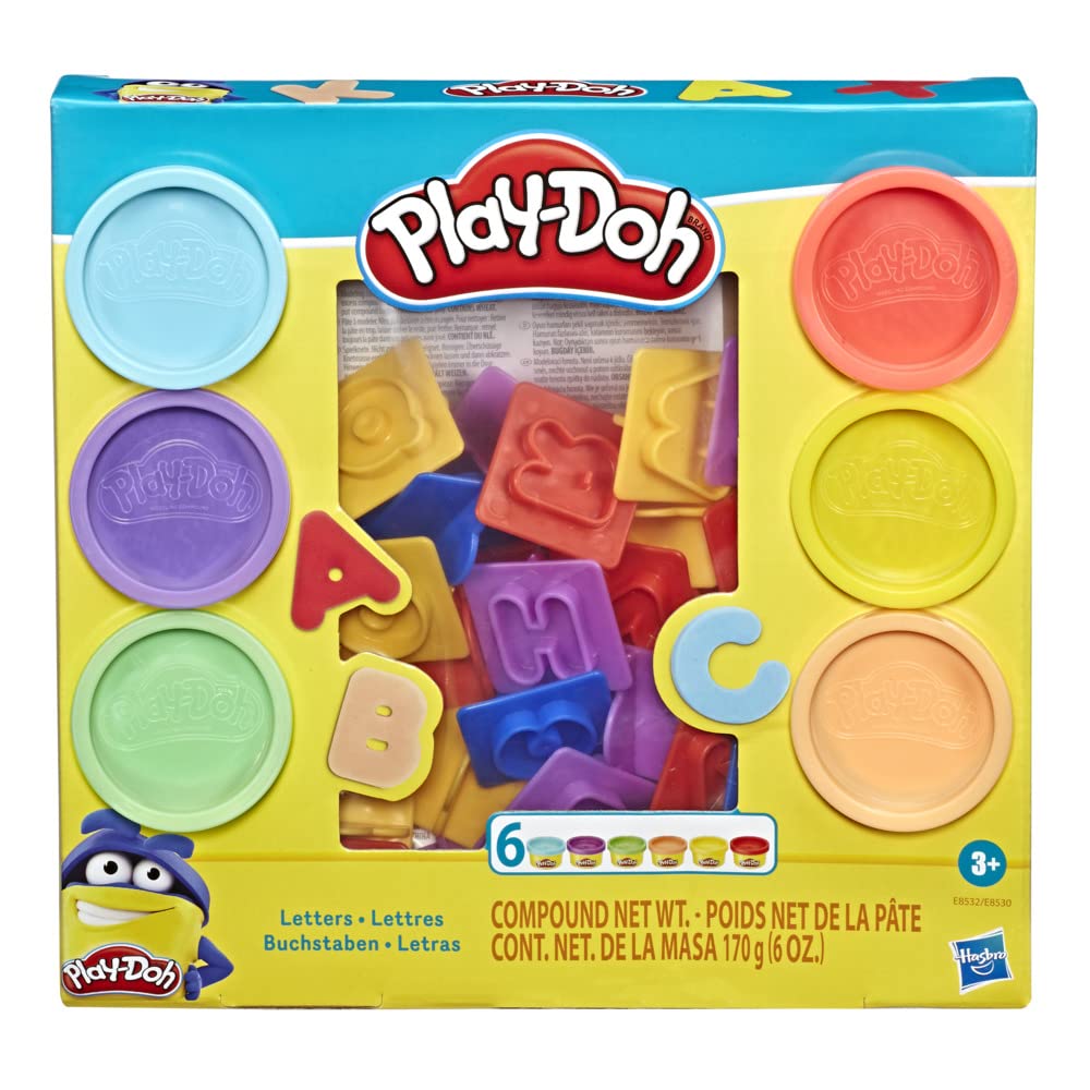 Foto 2 pulgar | Cartas Básicas De Play-doh Con 26 Herramientas Para Estampar Letras - Venta Internacional.