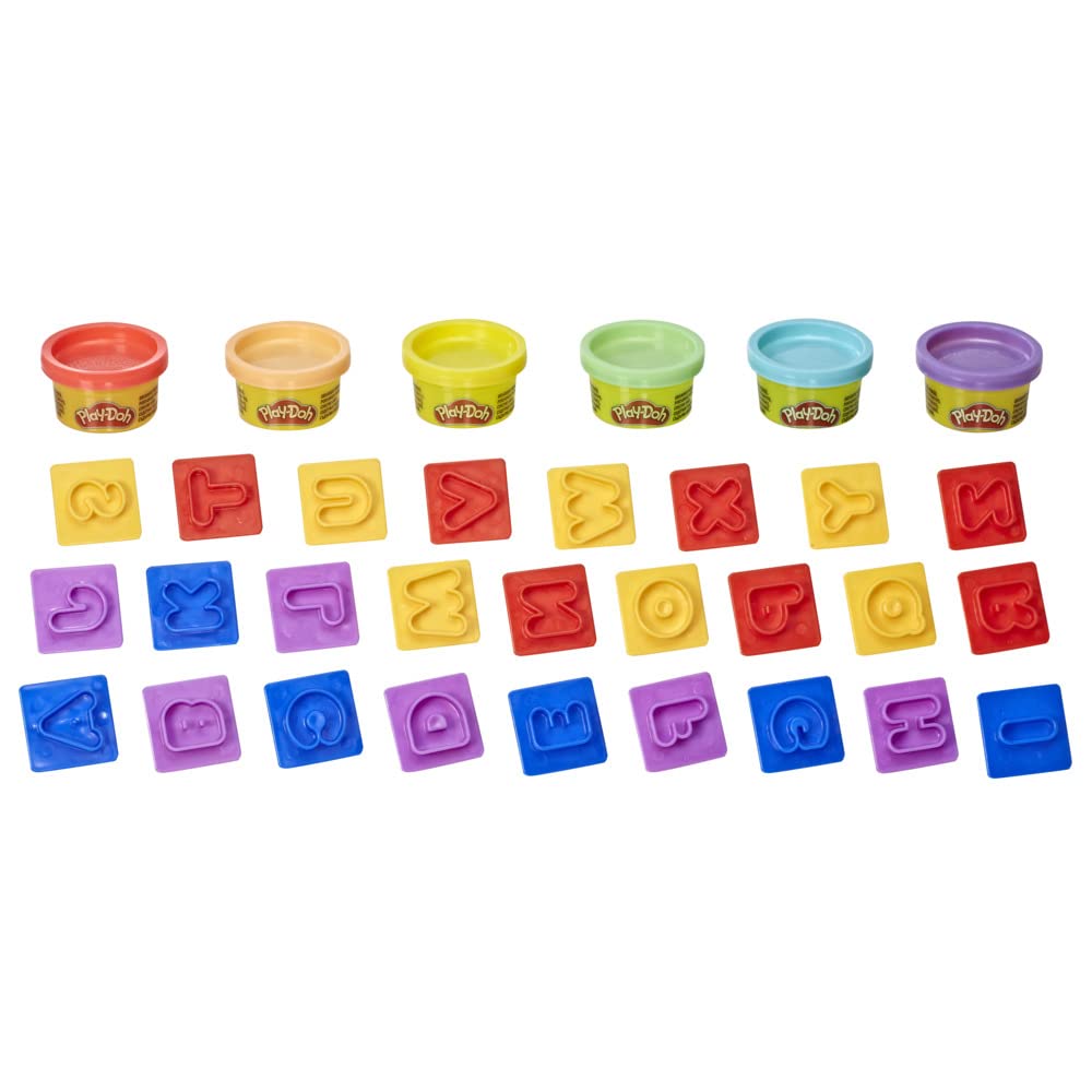 Foto 3 pulgar | Cartas Básicas De Play-doh Con 26 Herramientas Para Estampar Letras - Venta Internacional.