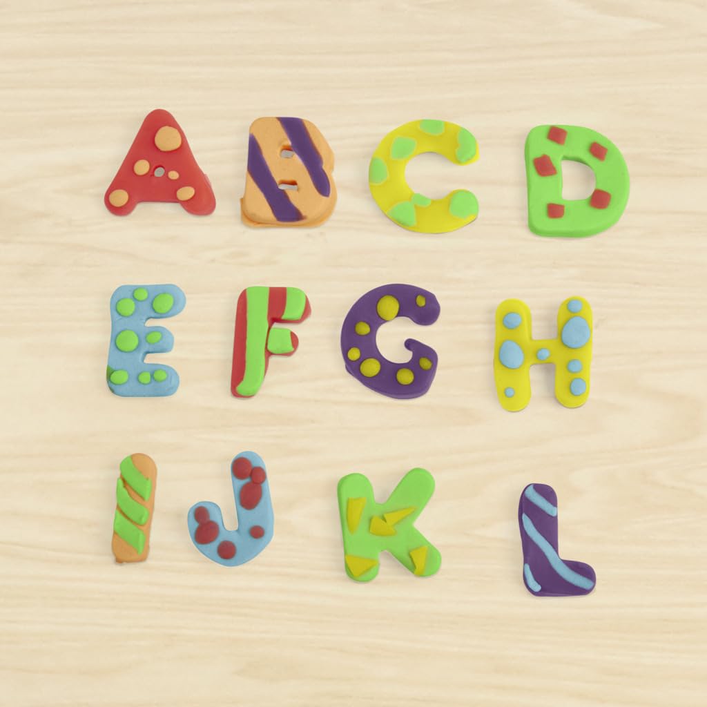 Foto 7 pulgar | Cartas Básicas De Play-doh Con 26 Herramientas Para Estampar Letras - Venta Internacional.
