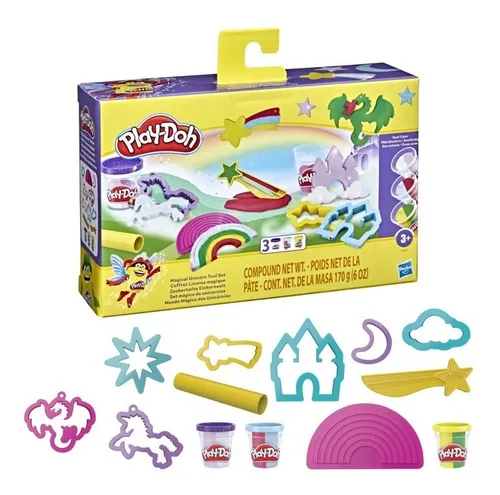 Foto 3 pulgar | Juego De Herramientas Unicornio Magico Play Doh