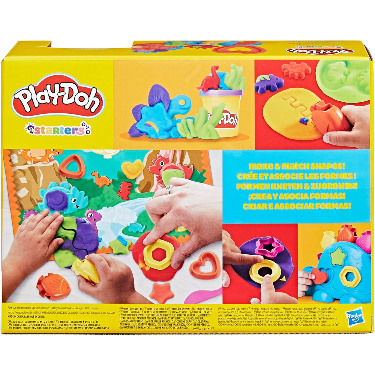 Foto 5 pulgar | Play Doh Dinosaurios Formas Y Colores