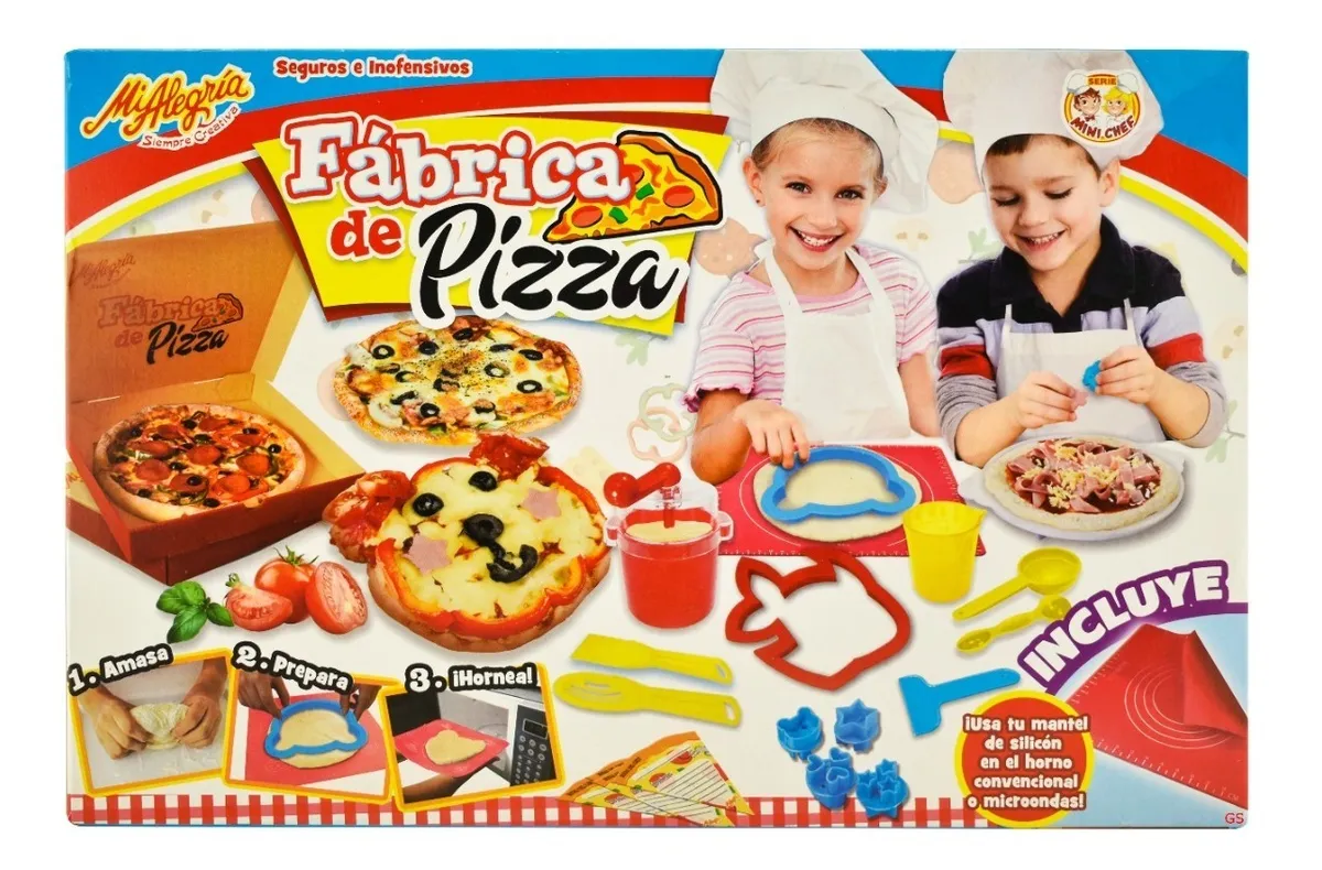 Foto 2 pulgar | Fabrica De Pizza Juguete Mi Alegria Mini Chef