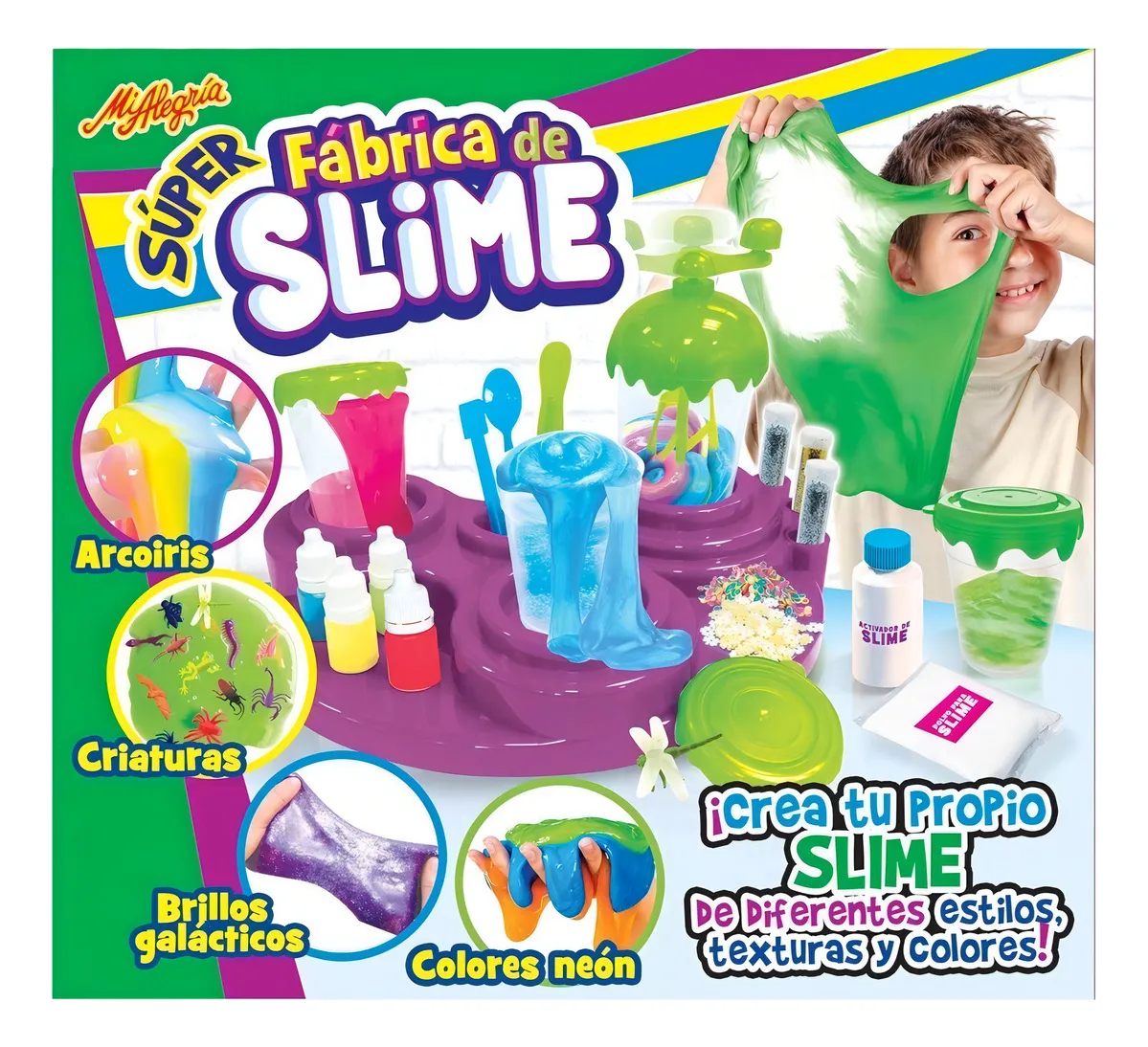 Foto 2 pulgar | Súper Fábrica De Slime Mi Alegría