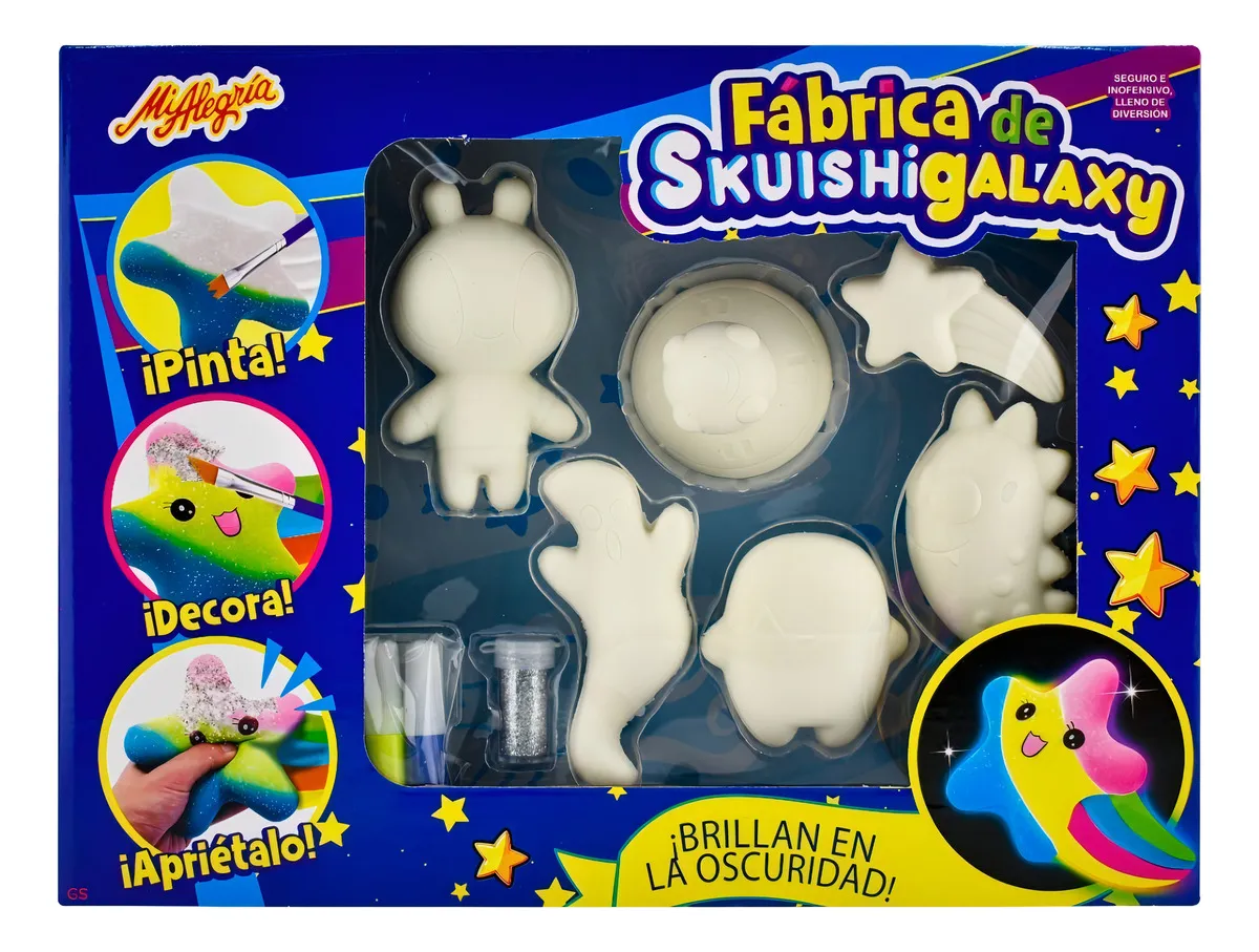 Foto 2 pulgar | Mi Alegría Fábrica De Skuishies Skuishigalaxy - Galaxia
