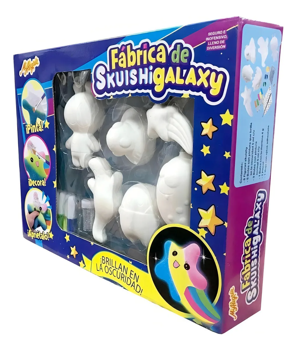 Foto 4 pulgar | Mi Alegría Fábrica De Skuishies Skuishigalaxy - Galaxia
